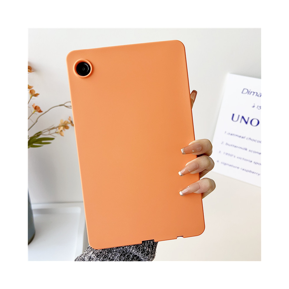 (, Tab S7 X700 11.0) Silicon Case For Samsung Galaxy Tab S9 S9 Fe+ S7 + Orange 976662506580