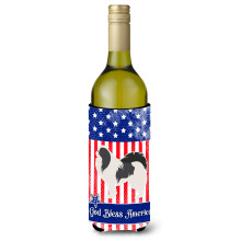 Caroline's Treasures USA Patriotic Japanese Chin fla a na v no, izolacn obal na n poje 750 ml, viacfarebn