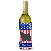""""Caroline's Treasures USA Patriotic Puli Wijnfles Drankisolator Hugger 750 ml Veelkleurig""""