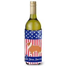 Caroline's Treasures USA Patriotic Collie fla a na v no, izolacn obal na n poje 750 ml, viacfarebn