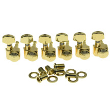 KAISH Gold 2 Pin L?se Tunere Tuning Keys Pinde Maskinhoveder til American Stratocaster/Telecaster Strat/Tele