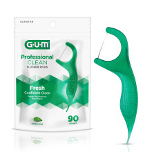 GUM - 893F Professional Clean Flossers Ekstra st?rk Flosser Pick Fresh Mint 90 Count