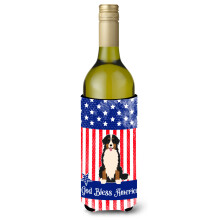 """"Caroline's Treasures BB3031LITERK USA Berner Sennenhond Wijnfles Hugger koude drank-koozies 750 ml Veelkleurig""""