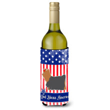 Caroline's Treasures USA Patriotic Yorkshire Terrier Yorkshire Terrier, fla a na v no, izolacn obal na n poje, 750 ml, viacfarebn