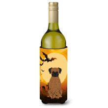 Caroline's Treasures BB4383LITERK Halloween Brindle Boxer fla a na v no s izol ciou na n poje 750 ml viacfarebn