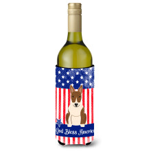 Caroline's Treasures BB3132LITERK Dr iak na fla e v na pre bulteri rov plemena USA, han , 750 ml, viacfarebn