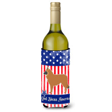 Caroline's Treasures USA Patriotic Belgick ovciak fla a na v no, izolacn obal na n poje 750 ml, viacfarebn