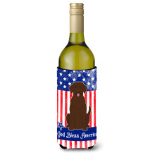 Caroline's Treasures BB3051LITERK Patriotic USA Cokol dov labradorsk obj mka na fla e v na, 750 ml, viacfarebn