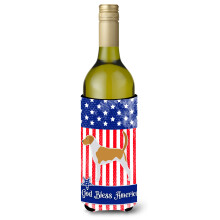 Caroline's Treasures USA Patriotic American Foxhound fla a na v no, izolacn obal na n poje 750 ml, viacfarebn