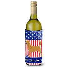 Caroline's Treasures USA Patriotic Bloodhound fla a na v no, izolacn obal na n poje 750 ml, viacfarebn