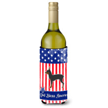 Caroline's Treasures USA Patriotic Toy Fox Terrier fla a na v no, izolacn obal na n poje 750 ml, viacfarebn