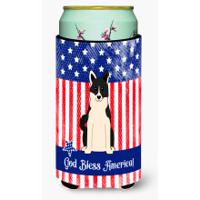 """"Caroline's Treasures BB3024TBC VS Russisch-Europese Laika Spitz Tall Boy Hugger koude drank-koozies Veelkleurig""""