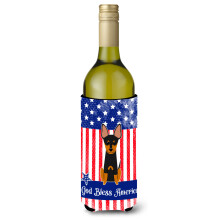 Caroline's Treasures BB3104LITERK USA Anglick toy teri r Dr iak na fla e v na, studen n poje, 750 ml, viacfarebn