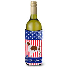 Caroline's Treasures USA Patriotic Welsh Springer Spaniel fla a na v no, izolacn obal na n poje 750 ml, viacfarebn