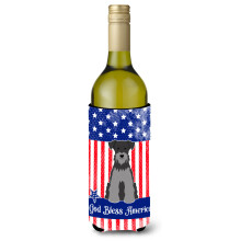 Caroline's Treasures BB3047LITERK Miniat rny Schanuzer cierno-strieborn dr iak na fla e v na, studen n poje, 750 ml, viacfarebn