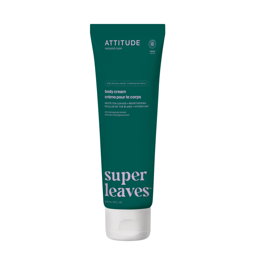 Photos - Cream / Lotion Attitude Body Cream EWG Verified Moisturizer Vegan Moisturizing Products For Dry Skin Dermatologically Tested White Tea Leav 