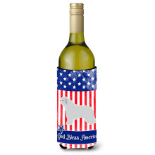 Caroline's Treasures USA Patriotic Spanish Water Dog fla a na v no, izolacn obal na n poje 750 ml, viacfarebn