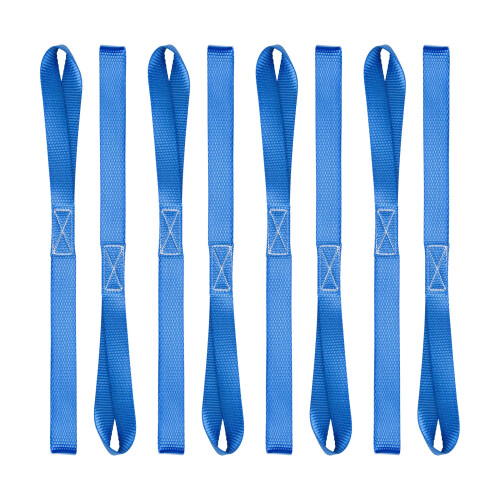 Cartman Soft Loop Tie-Down stropper i bl? farve 8pk x 18in 3600 lbs