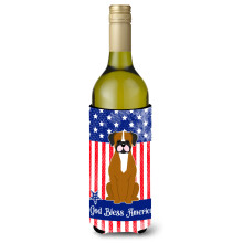 Caroline's Treasures BB3111LITERK Patriotic USA Flashy Fawn Boxer dr iak na fla e v na 750 ml viacfarebn
