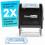 Entered - ExcelMark Self-Inking Rubber Stamp - A1539 Blue Ink 1