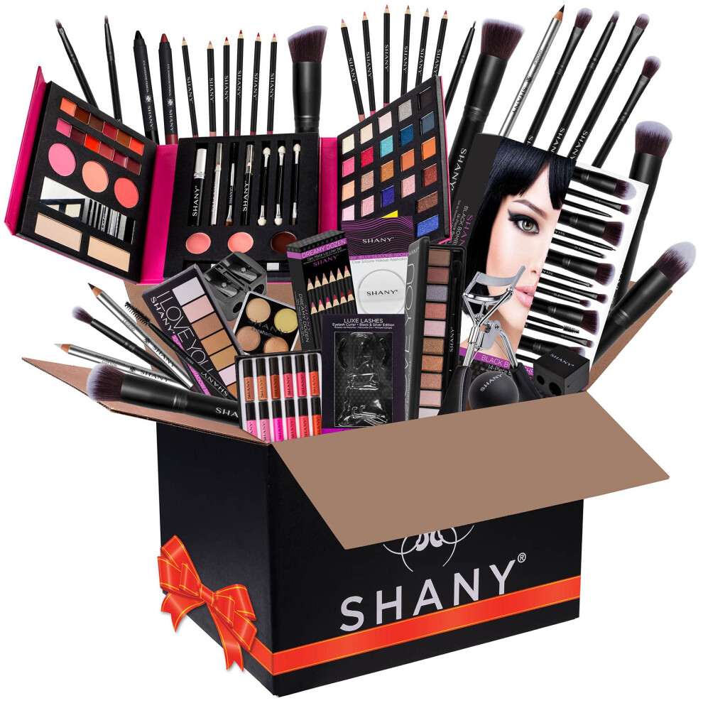 SHANY Cosmetics SHANY Gift Surprise- AMAZON EXCLUSIVE - All in One Makeup Bundle - COLORS & SELECTION VARY MULTI-COLORED Unscented