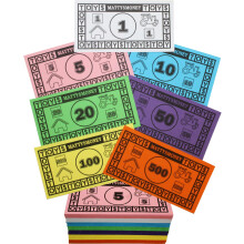 Matty's Money 420-delige vervangende oefengeldset (60 stuks elk van $ 1, $ 5, $ 10, $ 20, $ 50, $ 100 en $ 500, $ 41 160 aan spelgeld