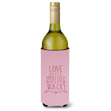 Caroline's Treasures BB5460LITERK Izolacn obal na fla e na v no Love Makes You Do The Wacky 750ml viacfarebn