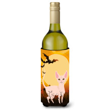 Caroline's Treasures Halloween Sphynx Cat fla a na v no izolacn obal na n poje 750 ml viacfarebn