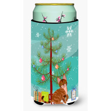 Caroline's Treasures Sokoke Cat Merry Christmas Tree Tall Boy Beverage Insulator Hugger Multicolor