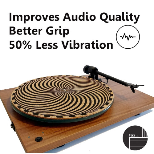 Aurora World TAZstudio Premium Slipmat - Φελλός Πικαπ για Καλύτερο Ήχο σε Βινύλιο 1