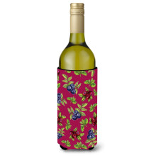 Caroline's Treasures BB5209LITERK Jagody Butelka na wino Izolator na napoje Hugger 750ml, wielokolorowy""""
