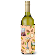 Caroline's Treasures BB5200LITERK Napoje i koktajle Brzoskwiniowa butelka na wino Izolator na napoje Hugger 750ml Multicolor""""