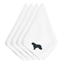 """"Caroline's Treasures BB3415NPKE Spaanse Waterhond Geborduurde Servetten (Set van 4) 20"""""""" Veelkleurig""""