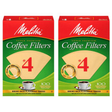 Melitta #4 k vov filtre, pr rodn hned , 2 balenia po 100 filtroch.