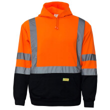 Sweat-shirt     capuche haute visibilit    classe 3 - H8311 Orange / XL