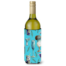 Caroline's Treasures BB5203LITERK Napoje i koktajle Butelka na niebieskie wino Izolator na napoje Hugger 750ml wielokolorowy""""