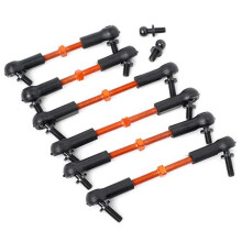 Ja Racing 7075 Aluminium Orange Tie Rod Set 8pcs til HPI Sprint 2 #SPT2-115OR af Yeah Racing