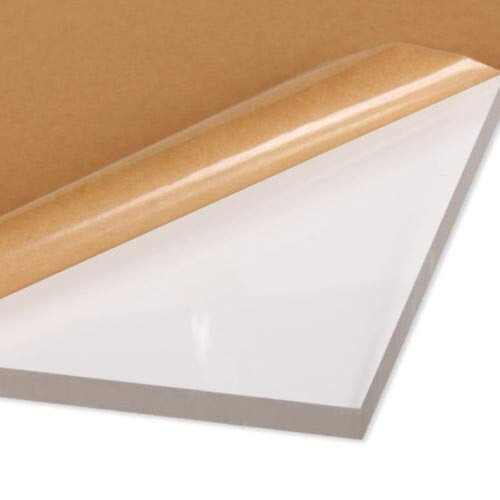 Διαφανές Ακρυλικό Φύλλο Plexiglass - 1/4" Παχύ Χυτό - 12" x 24"