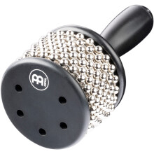 Meinl Percussion Turbo Cabasa Instrument mit Sound Ports f r zus tzliche Projektion und Edelstahlzylinder, 2 Jahre Garantie (PCA5BK-XS)