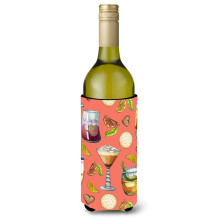 Caroline's Treasures BB5201LITERK Napoje i koktajle Łosoś Butelka na wino Izolator na napoje Hugger 750ml Multicolor""""