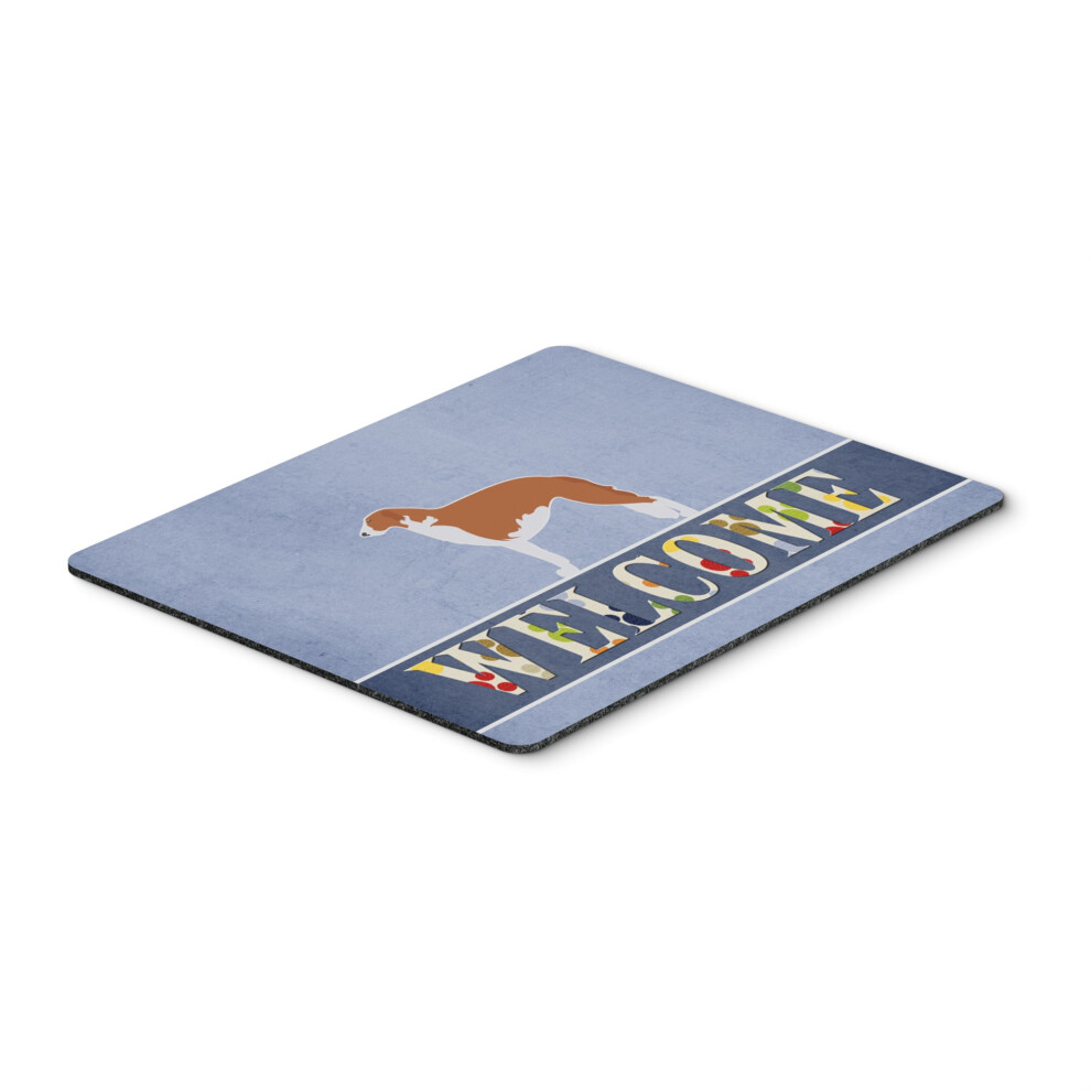 Caroline's Treasures Borzoi Russian Greyhound Welcome Mouse Pad Hot Pad Or Trivet Multicolor 7.75X9.25 Bb5503mp 638508699954
