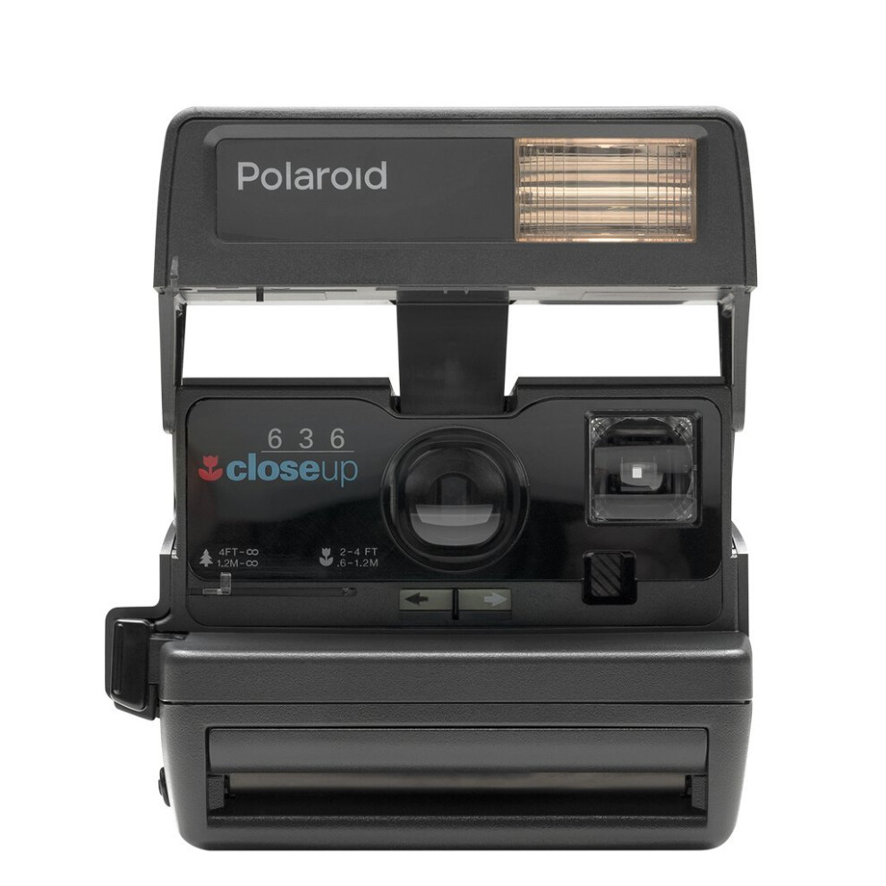 Impossible Polaroid 600 Square Black One Step Camera  Black PRD541