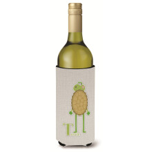 „Skarby Caroline Alfabet T dla żółwia Butelka na wino Izolator na napoje Hugger Multicolor 750 ml”