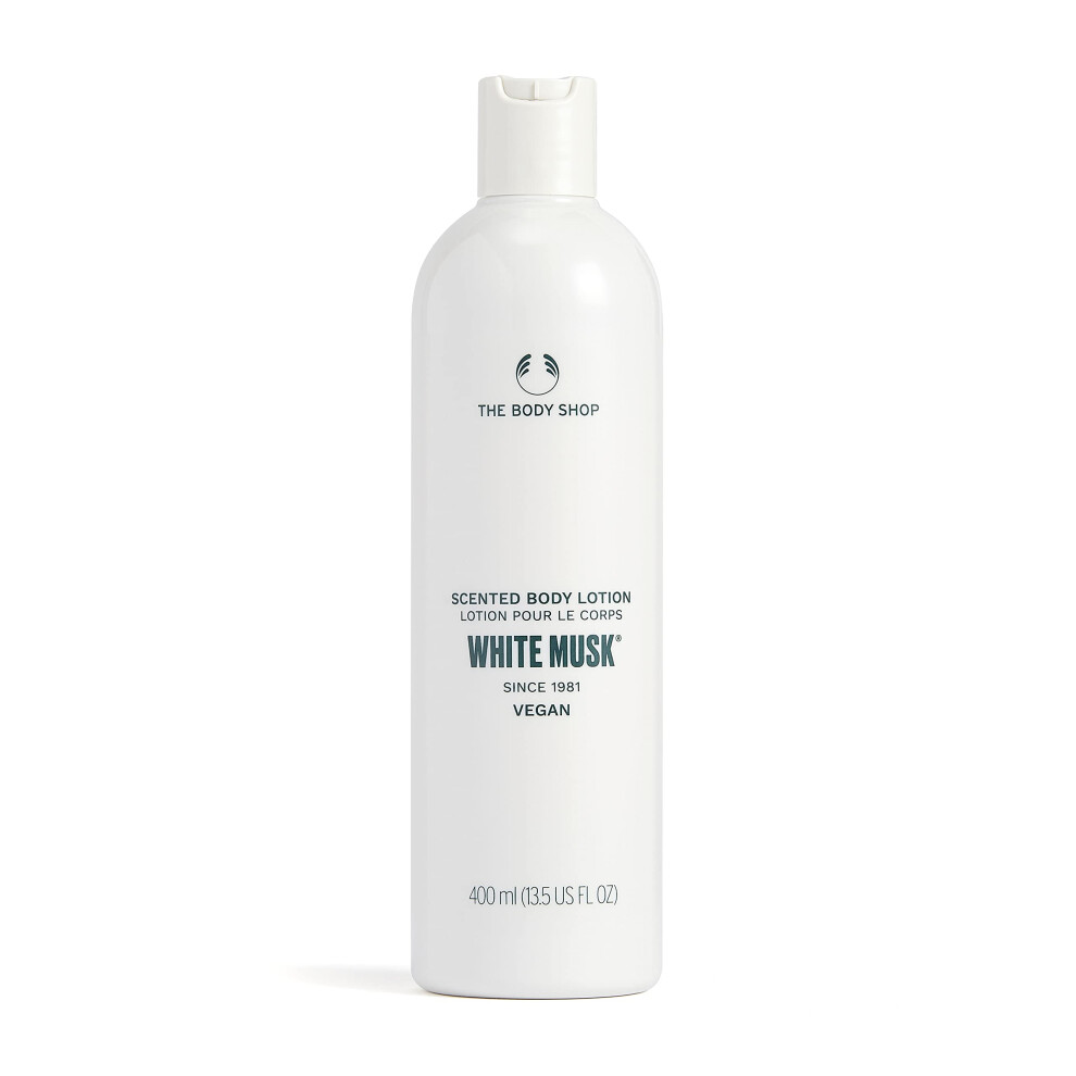 The Body Shop White Musk Smooth Satin Body Lotion  13.5 Fl Oz