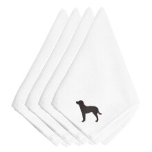 """"Caroline's Treasures BB3401NPKE Amerikaanse waterspani? geborduurde servetten (set van 4) 20"""""""" Veelkleurig""""