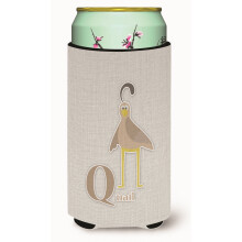 Caroline's Treasures Abeceda Q pre prepelicu Tall Boy N pojov izol tor Hugger viacfarebn