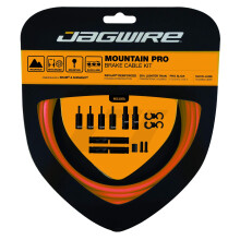 Jagwire - Zestaw linek do samodzielnego montazu Mountain Pro do hamulcσw | do roweru MTN z hamulcami tarczowymi lub V-Brake | Kompatybilny z SRAM i S