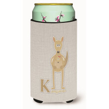 Caroline's Treasures Abeceda K pre klokana Tall Boy N pojov izol tor Hugger viacfarebn