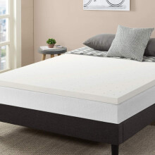 Beste prijs matras 2,5 inch geventileerd traagschuim matras topper CertiPUR-US gecertificeerd korte queensize wit