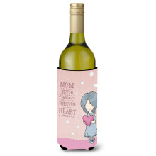 Caroline's Treasures BB5415LITERK Mom Forever in My Heart fla a na v no, izolacn obal na n poje 750 ml, viacfarebn